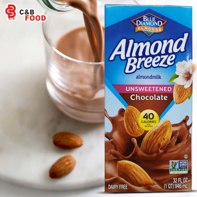 Blue Diamond Almond Breeze Almond Unsweetened Chocolate 946ml