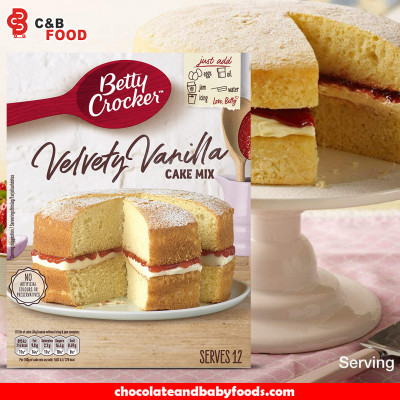 Betty Crocker Velvety Vanilla Cake Mix 425G