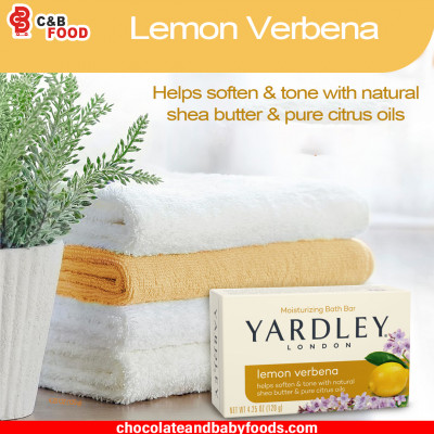 Yardley London Lemon Verbena Moisturizing Bath Bar 120G