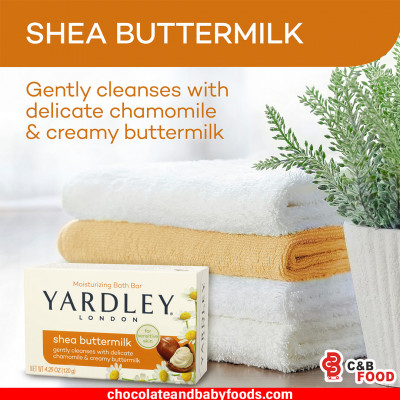 Yardley London Shea Butter Moisturizing Bath Bar 120G