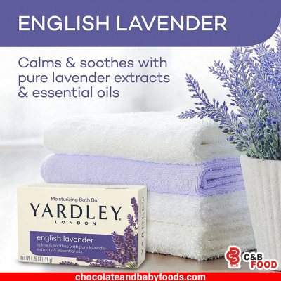 Yardley London English Lavender Moisturizing Bath Bar 120G