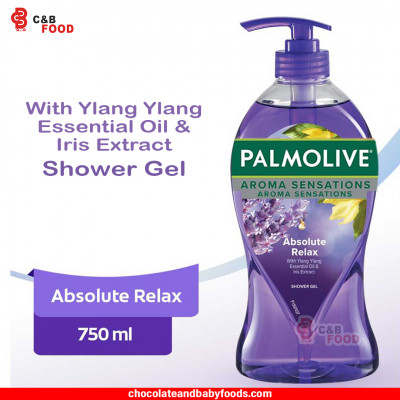 Palmolive Aroma Sensation Absolute Relax with Ylang Ylang Essential Oil & Iris Extract Shower Gel 750ml