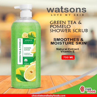 Watsons Green Tea & Pomelo Shower Scrub 700ml