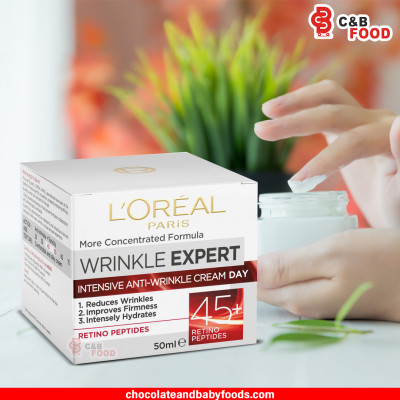 L'Oreal Paris Wrinkle Expert Anti-Wrinkle Intensive 45+ Retino Reptides Day Cream 50ml
