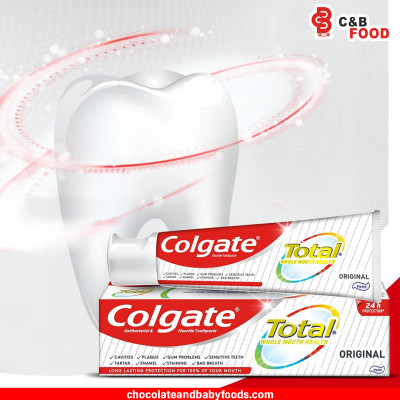 Colgate Total Whole Mouth Health Original Antibacterial & Fluoride Toothpaste 75ml