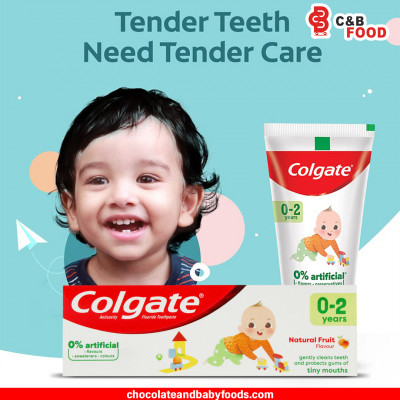 Colgate Natural Fruit Flavor Toothpaste  (0-2years) 50ml