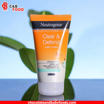 Neutrogena Clear & Defend Wash Mask (Oil Free) 150ml
