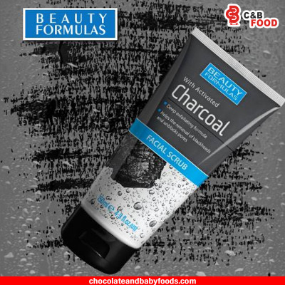 Beauty Formula with Activated Charcoal Facial Scrub 150ml