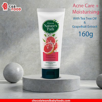 Nature's Path Acne Care + Moisturising Facial Cleanser with Tea Tree Oil & Grapefruit Extract 160G