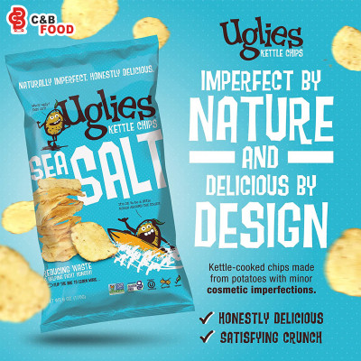 Uglies Kettle Chips Sea Salt 170G