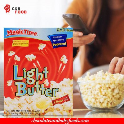 Magic Time Light Butter Premium Microwave Popcorn 240G