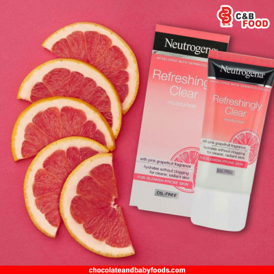 Neutrogena Refreshingly Clear Moisturiser with Pink Grapefruit Fragrance (Oil Free) 50ml