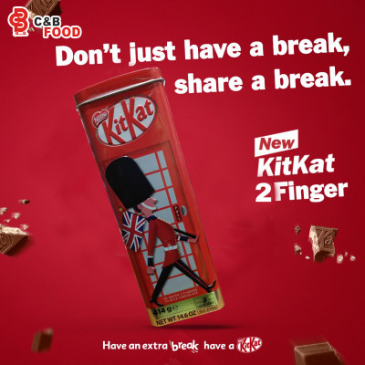 KitKat 20 Wafer 2 Fingers In Milk Chocolate 414G
