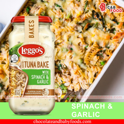 Leggo's Tuna Bake Spinach & Garlic Pasta Bake 500g