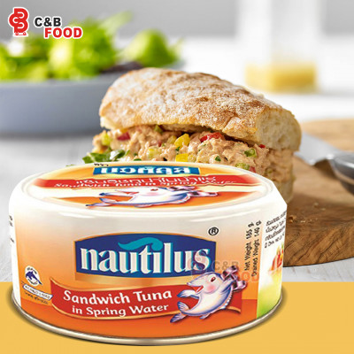 Nautilus Sandwich Tuna in Spring Water 185G