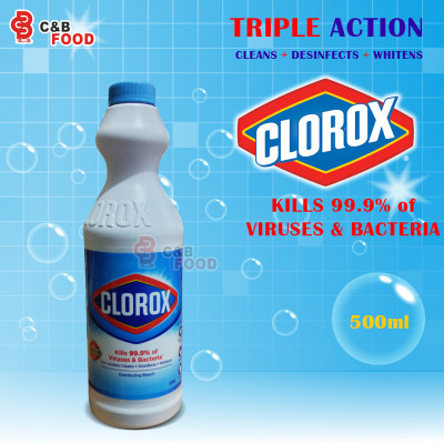 Clorox Kills 99.9% of Viruses & Bacteria 3in1 Action 500ml