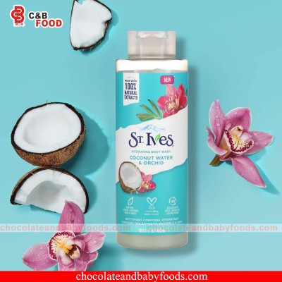 ST. Ives Coconut Water & Orchid Hydrating Body Wash 473ml