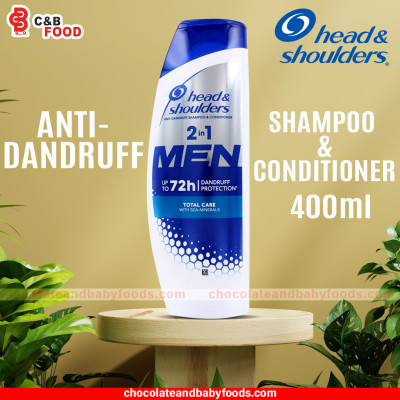 Head & Shoulder ANti-Dandruff Shampoo & Conditioner 2in1 Men Total Care with Sea Minerals 400ml