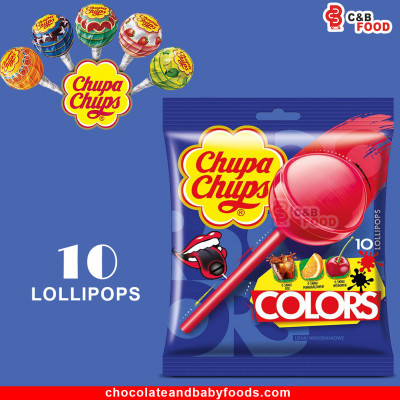 Chupa Chups Colors Lollipops 10pcs 120G