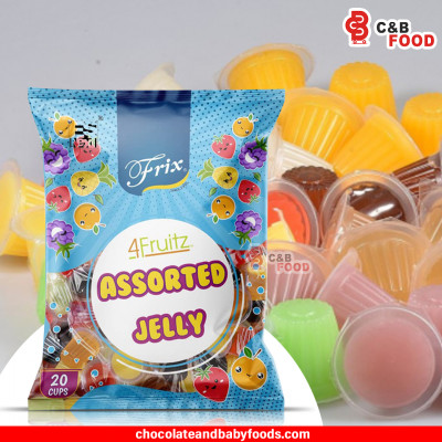 Frix Assorted Jelly Mix Fruit Flavor 20cups 300G