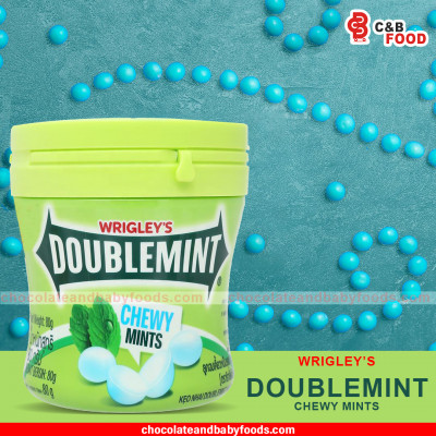 Wrigley's Doublemint Peppermint Flavor Chewy Mints 80G