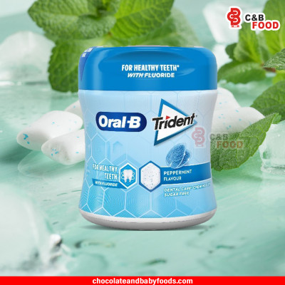 Trident Oral-B Peppermint Flavor Gum 68G