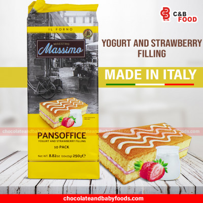 Maestro Massimo Pansoffice Yogurt And Strawberry Filling 10pack 250G