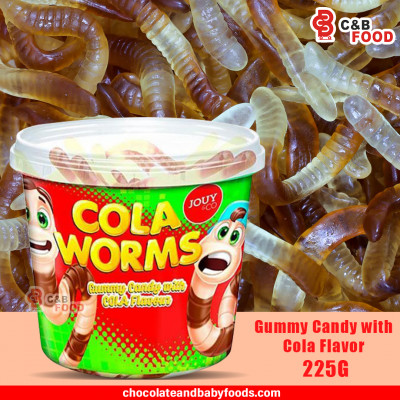 JOUY & CO Cola Warms Gummy Candy with Cola Flavor 225G