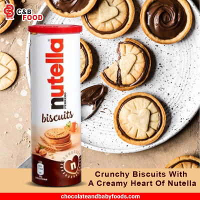 Nutella Crunchy Biscuits with a Creamy Heart Nutella 166G