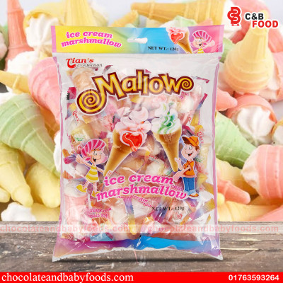 Tian's Mallow Ice Cream Marshmallow 120G
