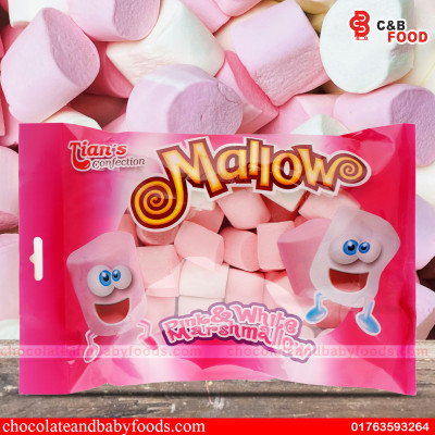 Tian's Mallow Pink & White Marshmallow 225G