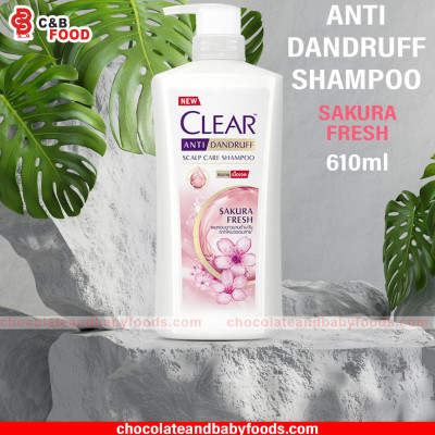 Clear Anti Dandruff Sakura Fresh Shampoo 610ml