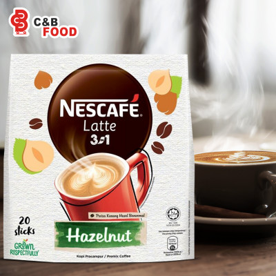 Nescafe Latte Hazelnut Bold & Nutty 20stiks 480g