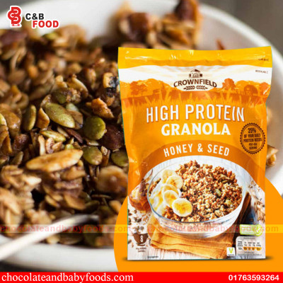 Crownfield High Protein Granola Honey & Seed 400G