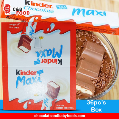 Kinder Maxi Chocolate ( 36 stick box ) 1476G