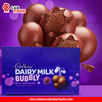 Cadbury Dairy Milk Bubbly Milk Chocolate Box (12pc's) 226G
