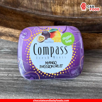 Compas Fresh Mints Mango Passion Fruit Sugar-Free with Sweeteners 100G