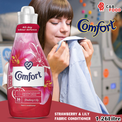 Comfort Strawberry & Lily Fabric Conditioner (36washes) 1.26L