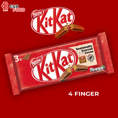 KitKat 4 Finger Chocolate (3bars) 124.5G
