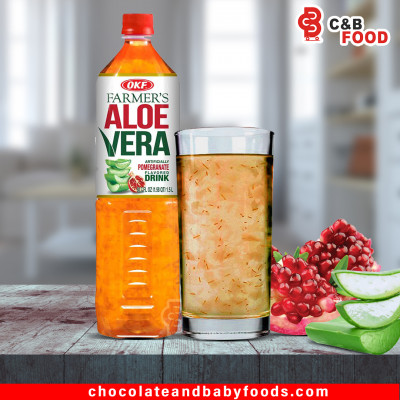 OKF Farmer's Aloe Vera Pomegranate Flavor Drink 1.5L