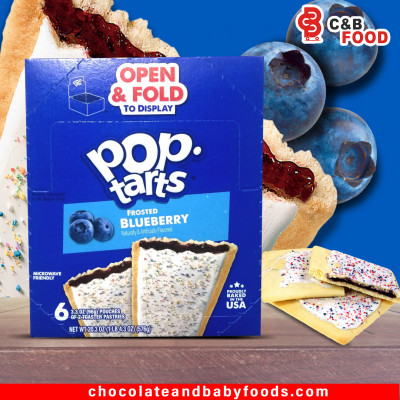 Pop.Tarts Frosted Blueberry 6 Pouches Of 2 Toaster Pastries 576G