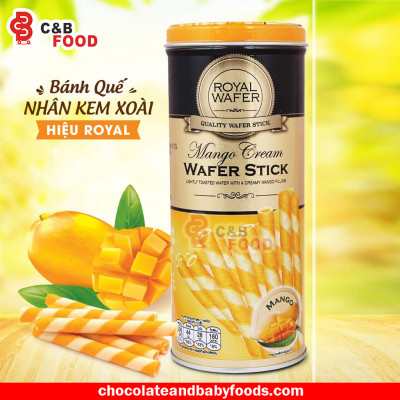 Royal Wafer Mango Cream Wafer Stick 125G