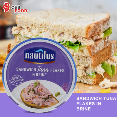 Nautilus Sandwich Tuna Flakes In Brine 170G