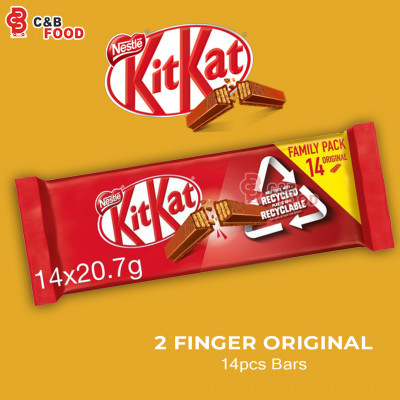 KitKat Original 2 Fingers Family Pack 14pc's Bars 289.8G