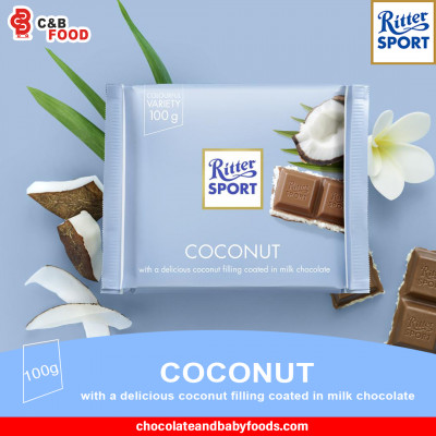 Ritter Sport Coconut Milk Chocolate 100G