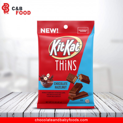 KitKat Thins Chocolate Hazelnut 87G