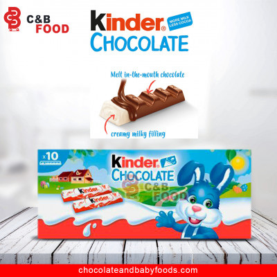 Kinder Chocolate 10 Wrapped Small Bars 125G