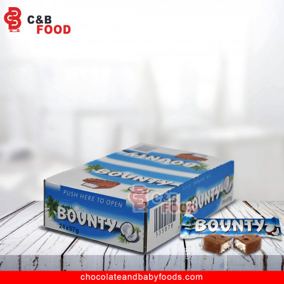 Bounty Chocolate Bar 24pc's Box