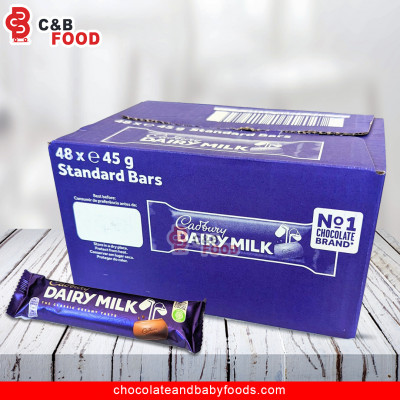 Cadbury Dairy Milk Chocolate Bar 48pc's Box
