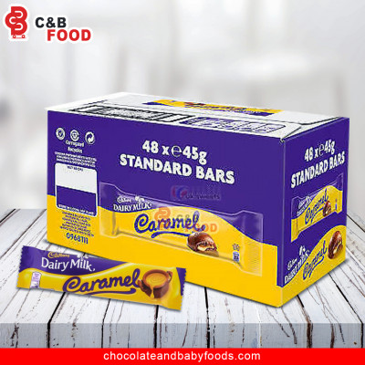 Cadbury Dairy milk Caramel Chocolate Bar 48pc's Box